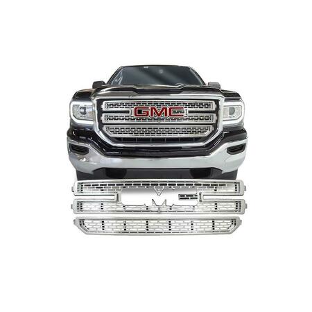 COAST TO COAST IMPORTS CCI Grille Ove, Chrome, 2PK C2C-GI141